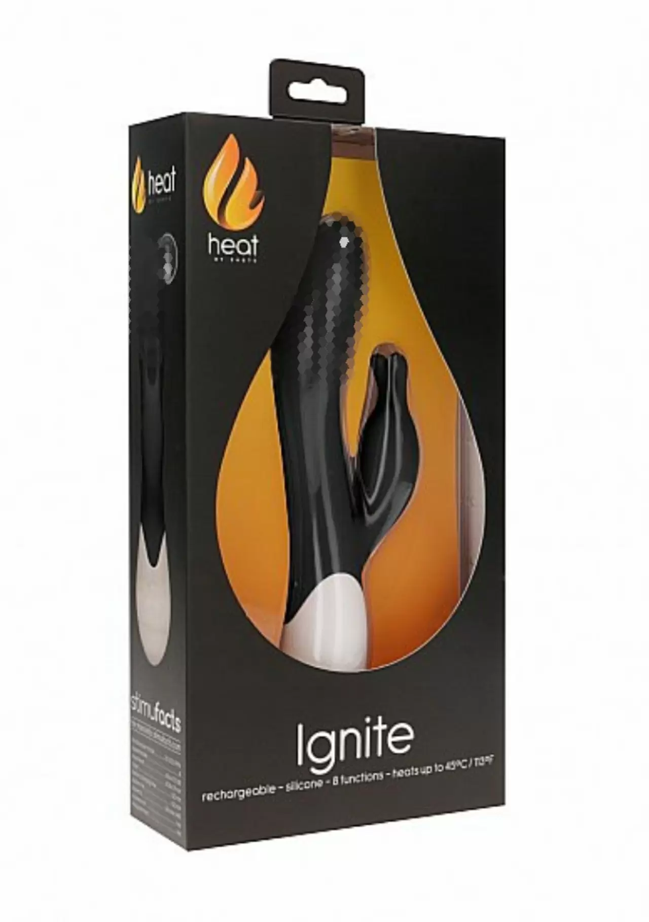 Вибратор-кролик с функцией нагрева Ignite Rechargeable Heating G-Spot Rabbit (черный)