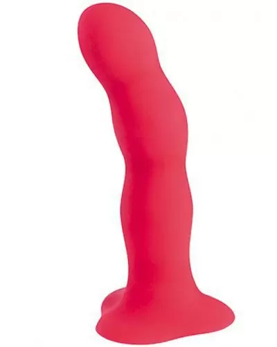 Уникальный фаллоимитатор Fun Factory Bouncer с вращающимися шариками внутри, 18 см, розовый