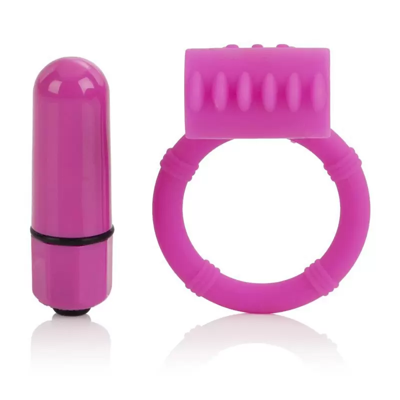 Эрекционное кольцо Lia Magic Rings с двумя положениями – розовый