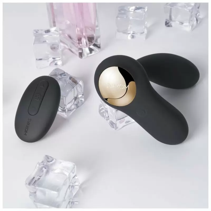 Vick Black Массажер простаты с вибрацией и ДУ