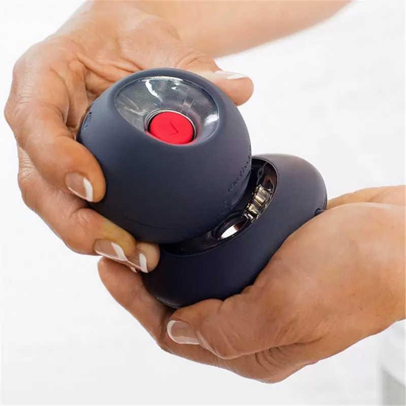 Магнитно-левитационный пульсатор Revel Body SOL с широким диапазоном вибрации – серый с красным