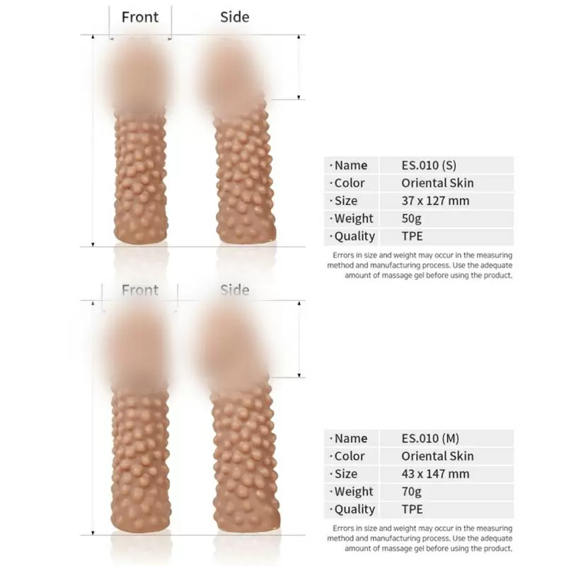 Насадка на фаллос с бугорками размер M, Cock Sleeves