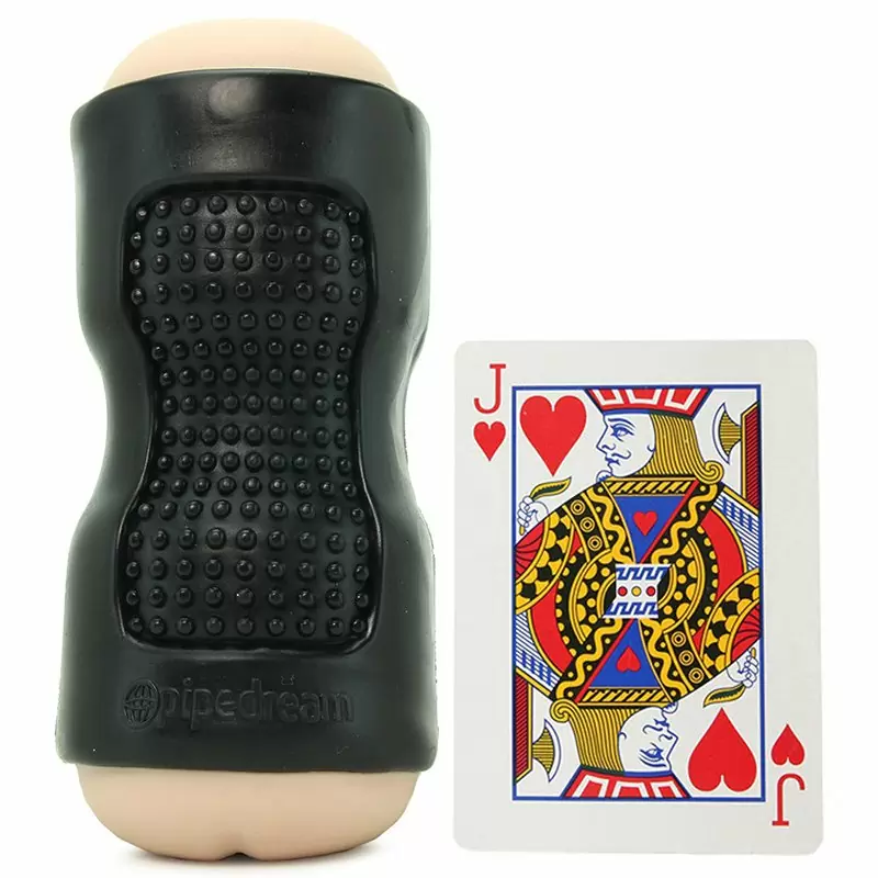 Двухсторонний мастурбатор вагина-анус Tight Grip Pussy & Ass - черный