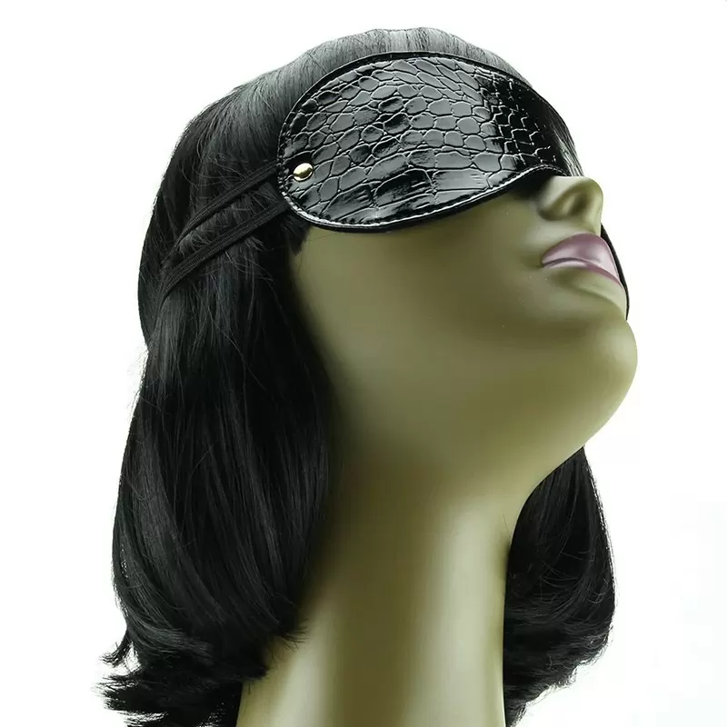 Маска Fetish Fantasy Gold черная с золотом