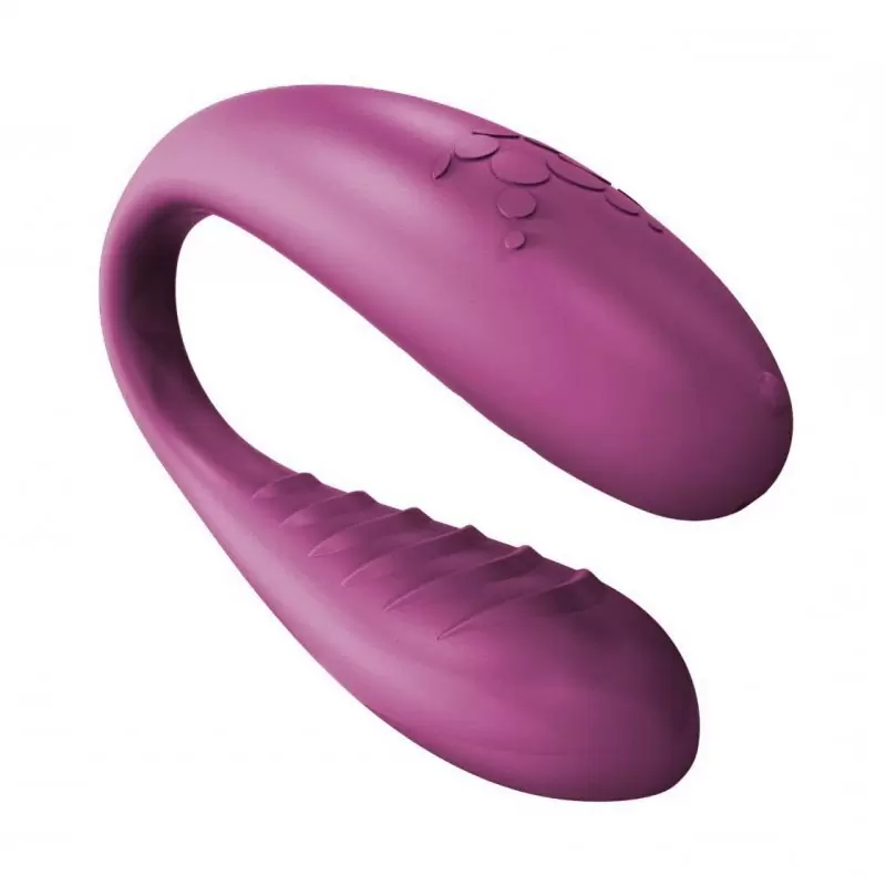 Перезаряжаемый вибромассажер для пар We-Vibe Special Edition - малиновый