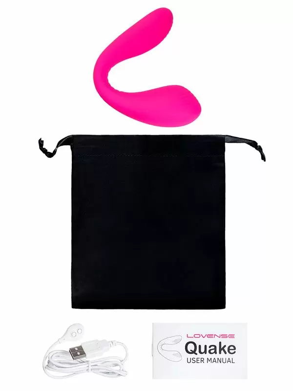 Многофункциональный вибратор Lovense Dolce, управлением через приложение, 19,8 см, розовый