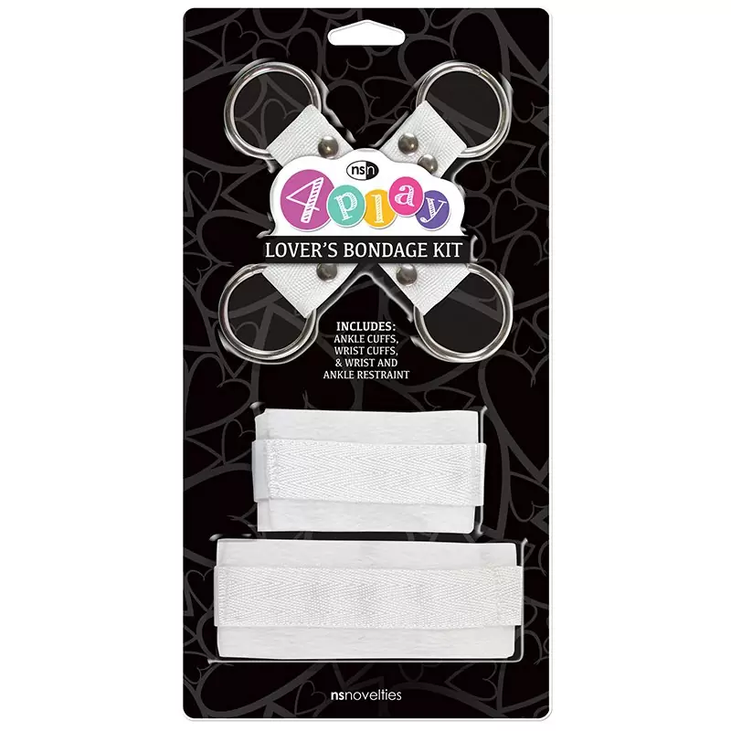 Фиксаторы для рук и ног Lover's Bondage Kit – белый