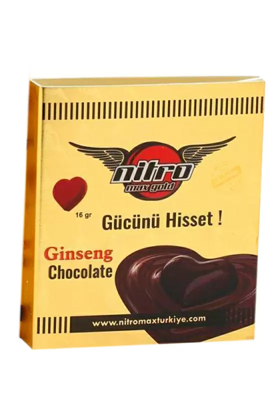 Шоколад c экстрактом женьшеня Nitro max Gold