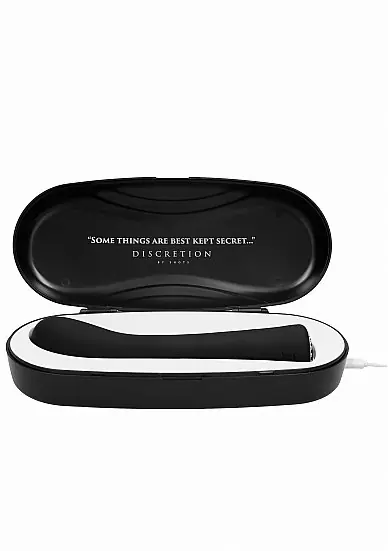 Гибкий вибратор Glimmer, 20,5 см, 10 режимов, силикон, черный