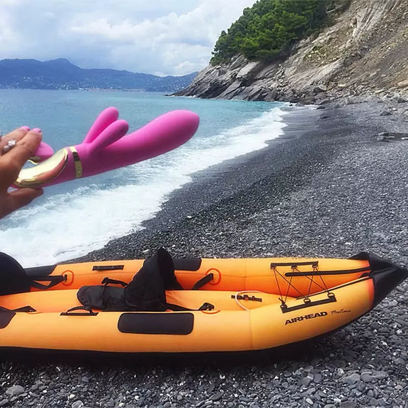 Вибратор-кролик Grabbit - розовый