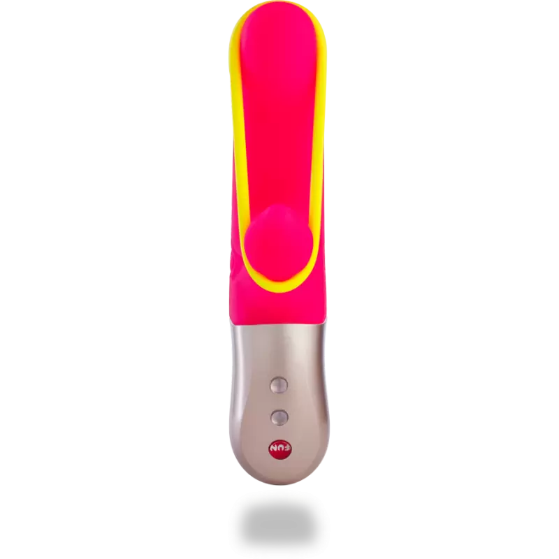 Инновационный вибратор-кролик Fun Factory Amorino, с эластичной лентой, 6 режимов, розовый