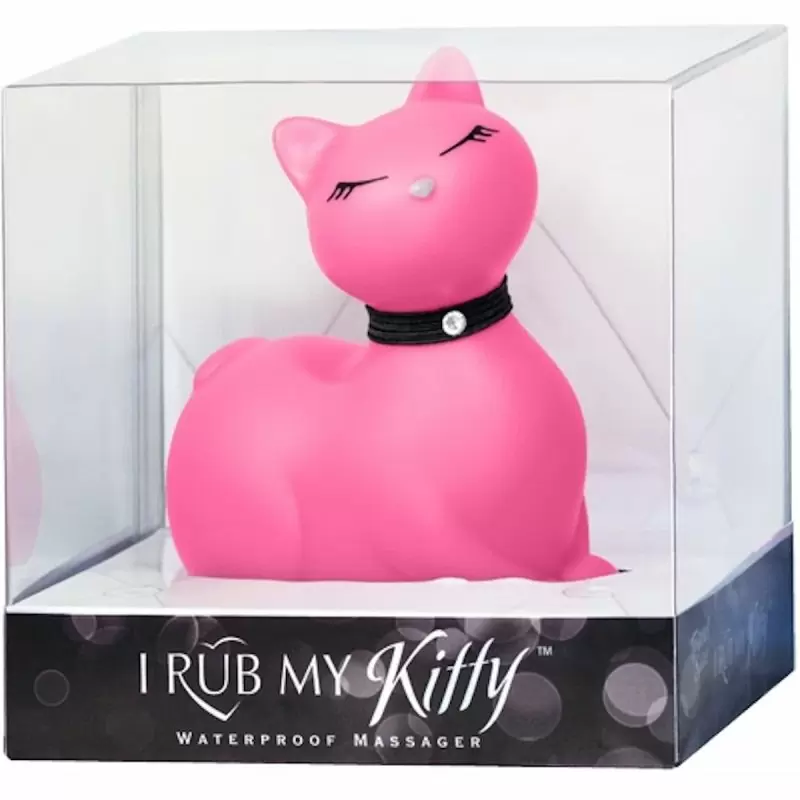 Вибратор в виде розовой кошечки «I Rub My Kitty», Big Teaze Toys