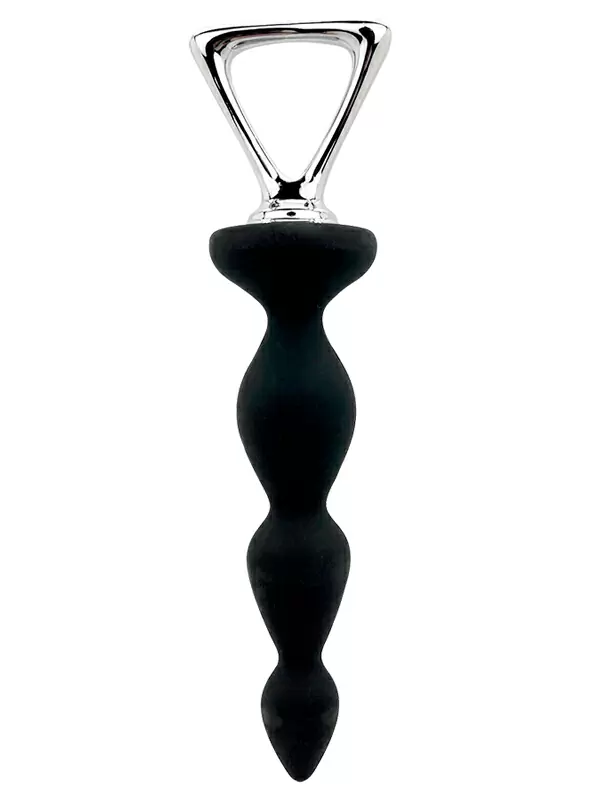 Анальная втулка Adrien lastic Arrow II, 20,1 см, силикон, черный