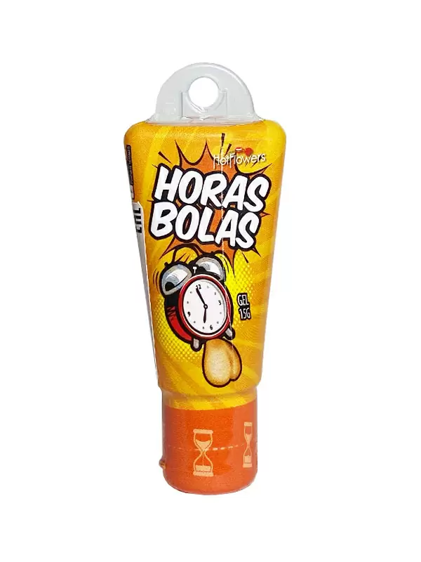 Пролонгирующий гель Hot Flowers Horas Bolas, снижает чувствительность пениса, 15 мл