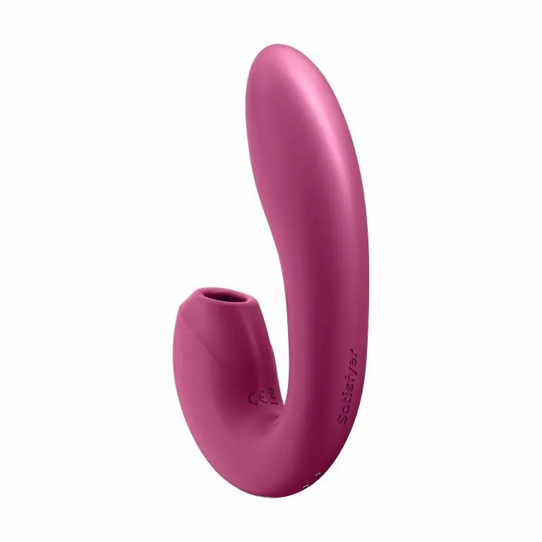 Вибратор Satisfyer Sunray — вакуумный стимулятор, фиксация формы