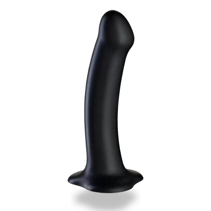 Крупный фаллоимитатор Fun Factory Magnum, с изогнутой головкой,18 см, силикон, черный