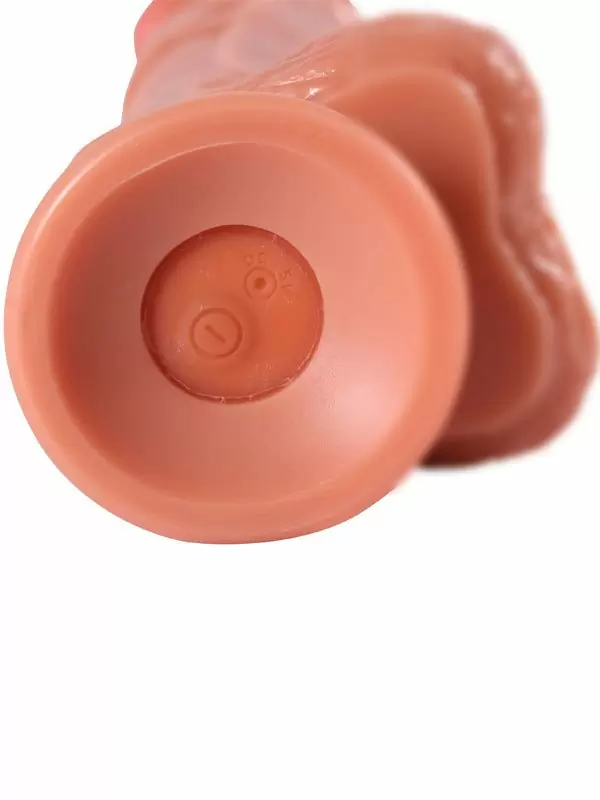 Реалистичный фаллоимитатор REAL, с функцией ротации, с пультом Д/У, 26 см, ТПЕ