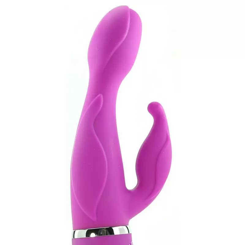 Вибромассажер Power Play Dual Bliss со стимуляцией клитора – фиолетовый