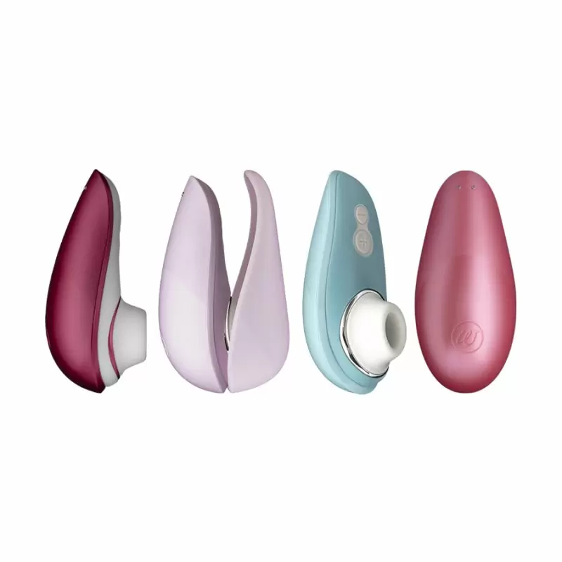 Компактный вакуумный стимулятор клитора Womanizer Liberty - голубой