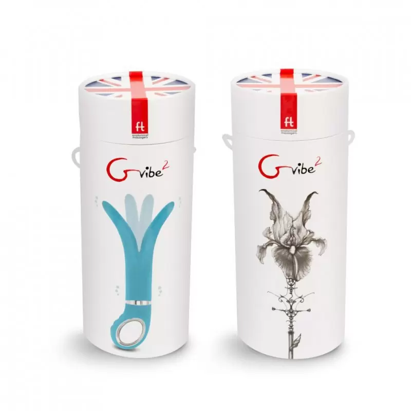 Универсальный анатомический вибромассажер Gvibe 2 – голубой