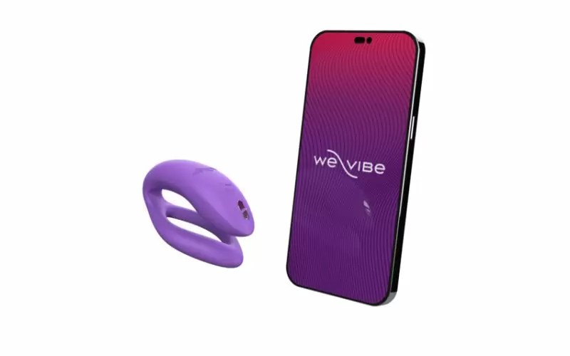 Интерактивный вибратор для пар We-Vibe Sync O, с пультом Д/У, 8 см, фиолетовый