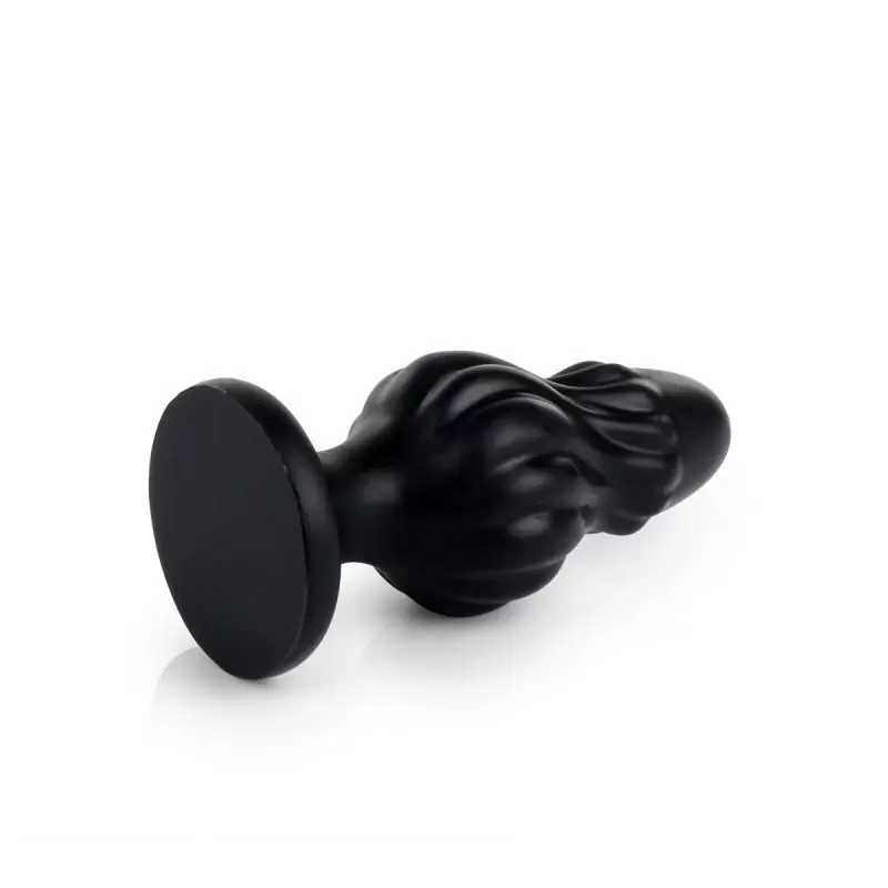 Анальная пробка Platinum Premium Silicone The Spin – черный