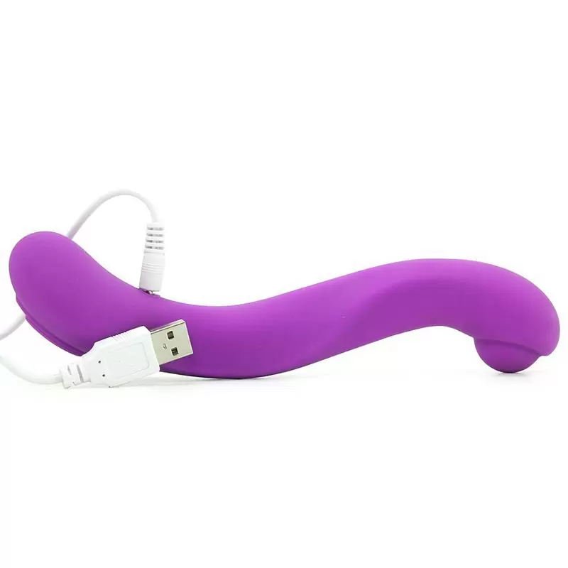 Перезаряжаемый вибромассажер Venus 9Х для стимуляции точки G – фиолетовый