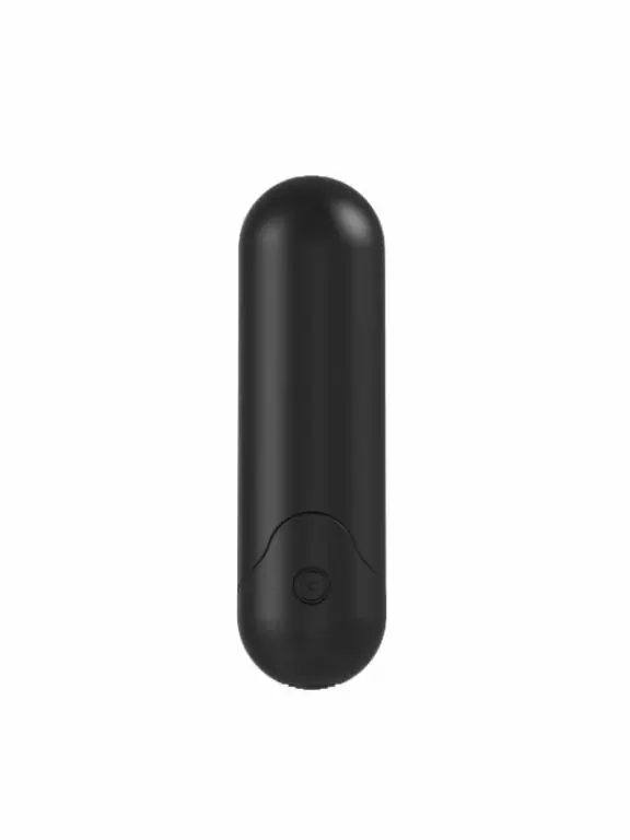 Вытянутая анальная пробка Erozon №08 Cone-shaped butt plug, 13,5 см, 10 режимов, силикон, черный