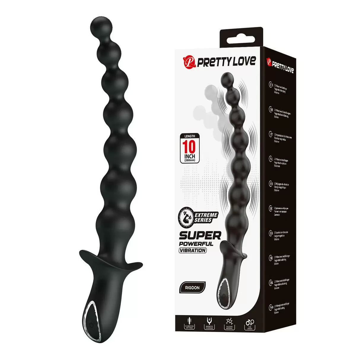 Анальная ёлочка с мощной вибрацией RIGDON