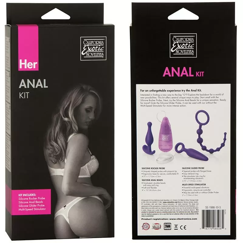 Анальный набор Her Anal Kit – фиолетовый