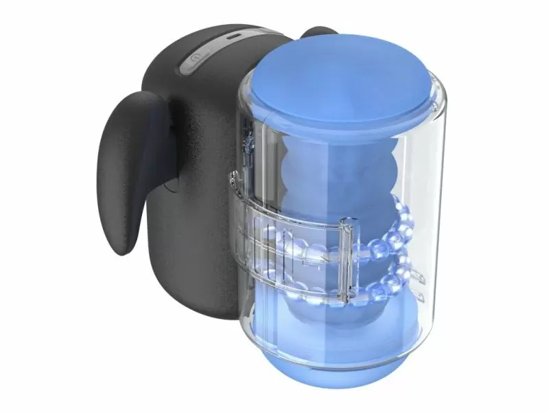 Инновационный робот-мастурбатор Black Knight Massaging Beads, Amovibe