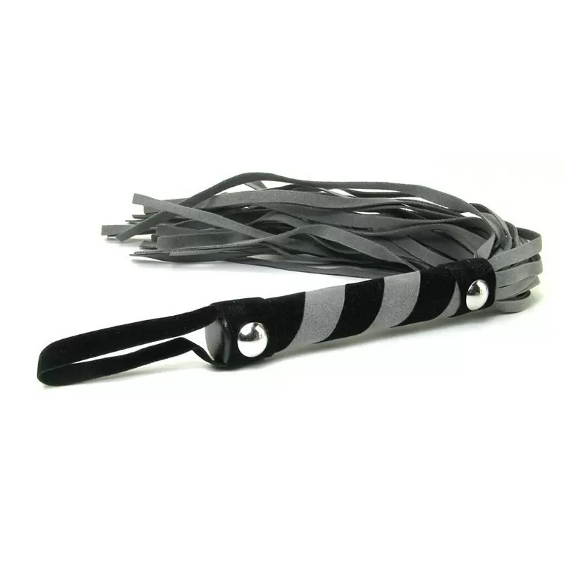 Мягкая мини-плеточка First Time Fetish Flogger – серый