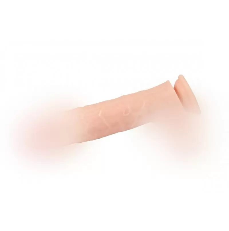 Реалистичный фаллоимитатор Real, с мошонкой, 24 см, ПВХ, телесный