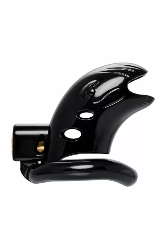 Пояс верности на пенис Black & Red by Toyfa. ABS, черный, 10 см.