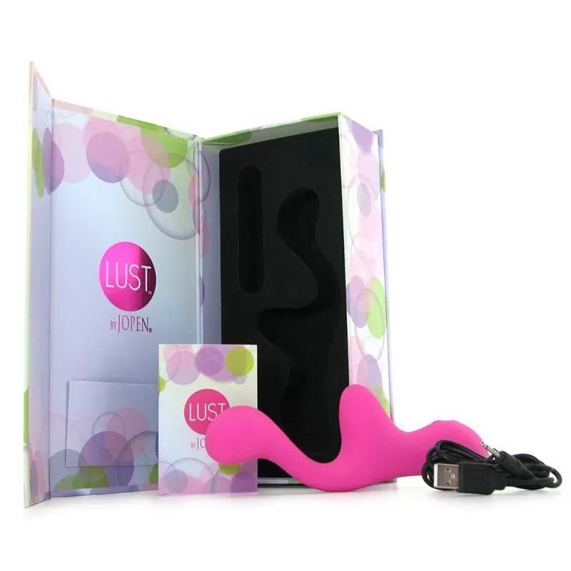 Вибромассажер G-точки и клитора Lust by Jopen L16 – розовый