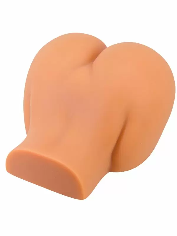 Реалистичный мастурбатор Baile Kylie, попка, с вибропулей, два отверстия, 14,8 см, телесный 