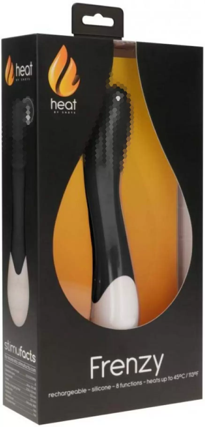 Вибратор с функцией нагрева Frenzy Rechargeable Heating G-Spot, черный