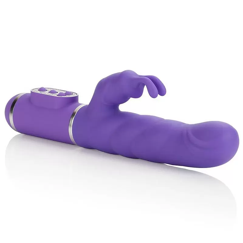 Вибромассажер Tantric Mantra со стимуляцией клитора – фиолетовый