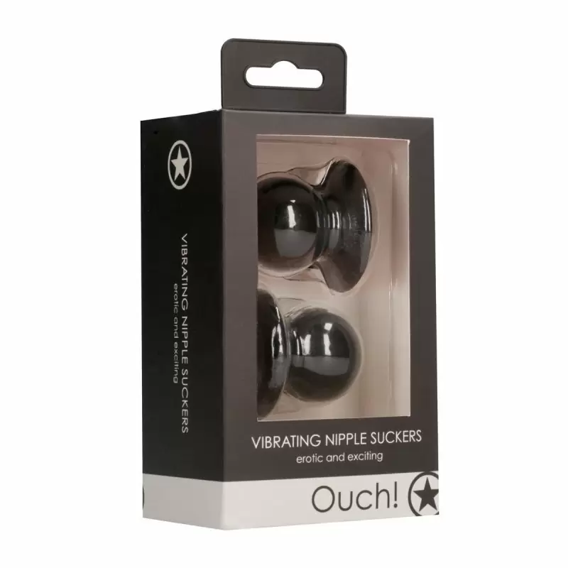 Вибромассажер Vibrating Nipple Suckers - Black