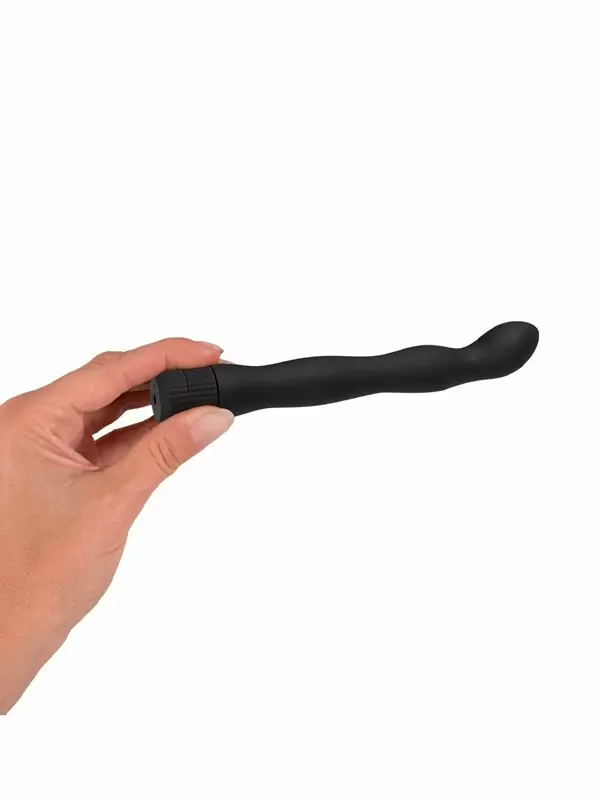 Волнистый анальный вибратор Orion Anal Lover, 18 см, АБС-пластик, черный