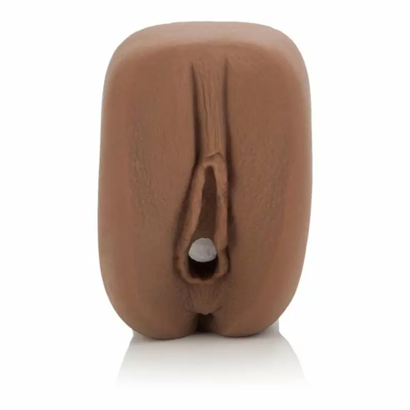 Реалистичный мастурбатор Seductora Caliente с вибрацией – коричневый