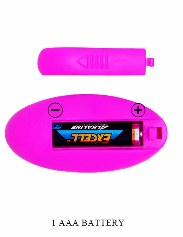 Гладкое виброяйцо PrettyLove Joanne, с пультом Д/У, 7,5 см, 12 режимов, фиолетовый