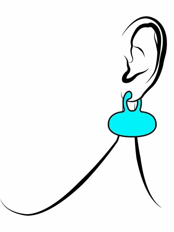 Вибратор для орального секса Youvic 4,9 см, с пультом Д/У, силикон, бирюзовый