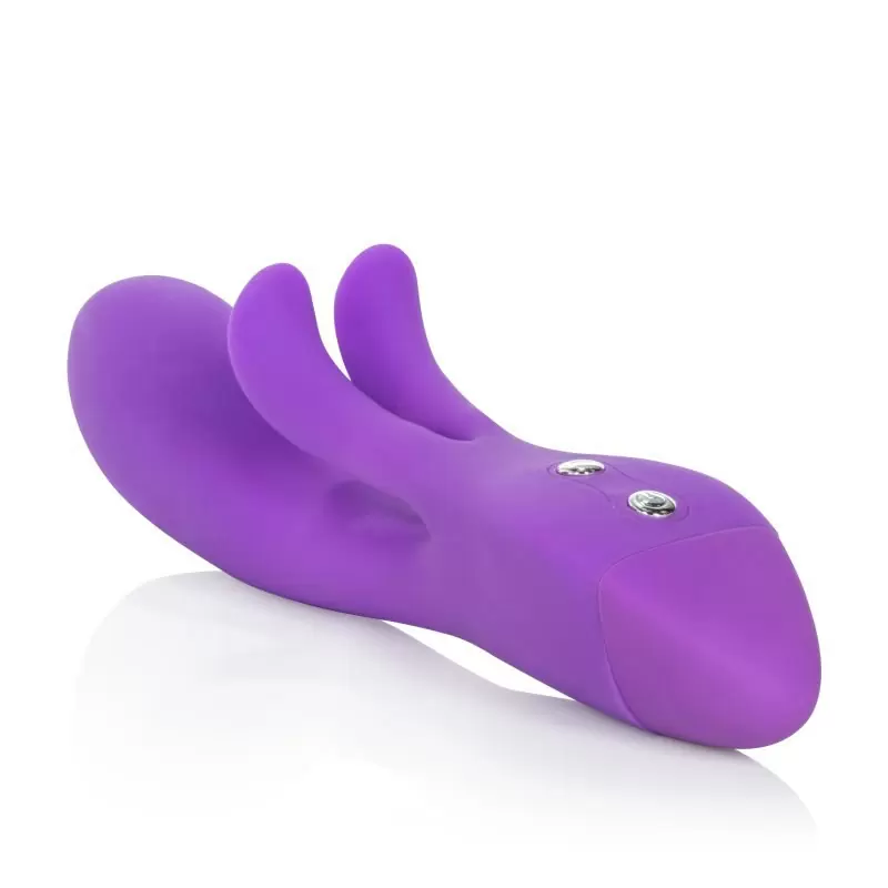 Элегантный вибратор-кролик Embrace Sweetheart Wand, 20 см, силикон, фиолетовый