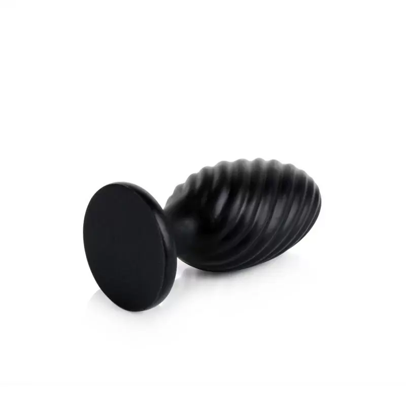 Анальная пробка Platinum Premium Silicone The Swirl – черный