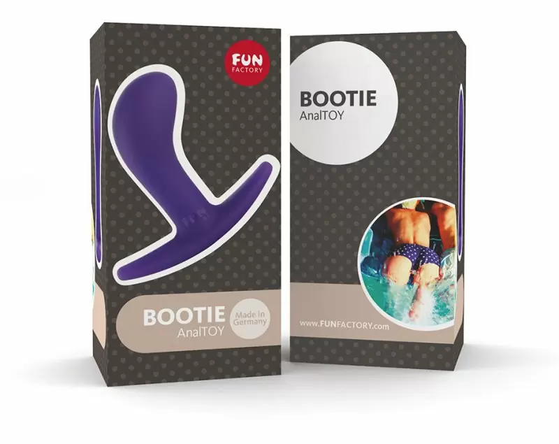 Компактная анальная пробка Fun Factory Bootie Small, 7,5 см, силикон, фиолетовая