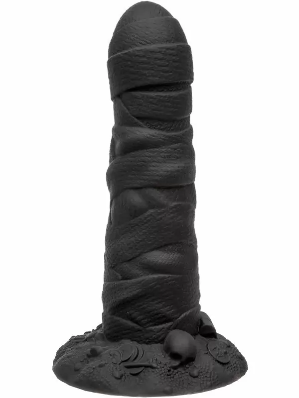 Необычный фаллоимитатор California Exotic Novelties Monster Dong The Mummy, с присоской, 18,5 см, жидкий силикон