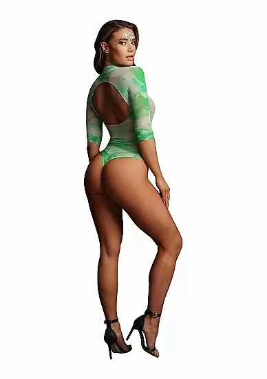 Боди с рукавами 3/4 и наклейкой - O/S