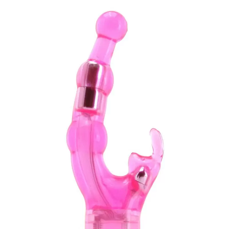 Вибромассажер со стимулятором клитора Jubilee – розовый