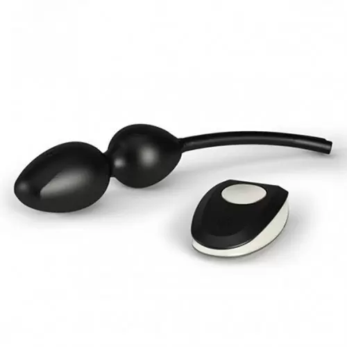 Шарики вагинальные с вибрацией и электростимуляцией Jane Untamed Geisha - черный